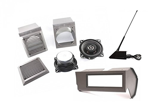 Kit supporti per autoradio + Altoparlanti, altoparlante antenna Panda 3 porte, grigio