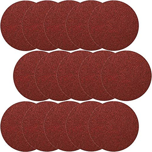 Lot de 40 disques Ø 180 mm sans trou Grain 36 Ponceuse excentrique disque abrasif disque abrasif Fixation non perforée
