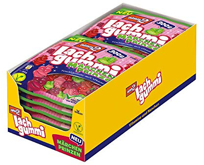 nimm2 Lachgummi Märchenprinzen (15 x 300g) / Vegetarisches Fruchtgummi mit Fruchtsaft und Vitaminen