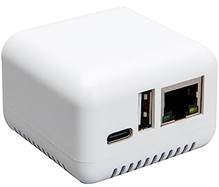 LOYALTY-SECU Blue TH Printer Adapter USB Print Server White