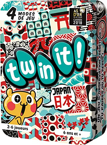Asmodee Cocktail Games | Twin it Japan | Brädspel | Stämningsspel | Från 6 år | 2 till 6 spelare | 15 min, en storlek passar alla