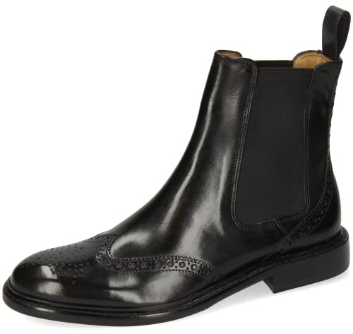 Melvin & Hamilton Sally 112, Botas Estilo Chelsea Mujer, Negro, 36 EU Estrecho