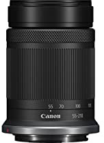 Canon RF-S 55-210mm F5-7.1 IS STM Lens for Canon APS-C Mirrorless RF Mount Cameras, Telephoto Zoom, Optical Image Stabilization, Black