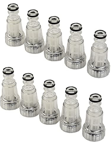 10 filtros de agua para manguera de lavadora de alta presión para Karcher K2-K7, filtro de entrada de arandela conexión de 3/4 pulgadas para jardín