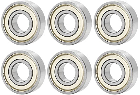 10 Stück Flansch-Linearkugellager Linear Motion 6202Z Miniaturrollenlager mit Tiefer Nut und Hoher Genauigkeit in Radialer Richtung für die Koordinatenmessung von