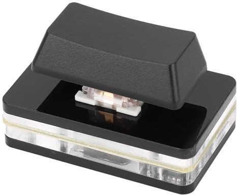 Tangxi Programmierbare Makro PC Tastatur, Benutzerdefinierte USB Tasten OSU Tastatur, RGB benutzerdefinierte Tastenkombination, Mechanischer Einzeltastaturschalter für Spiele (Black)