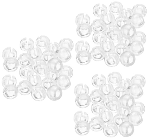 Garneck 72piezas Frenos De Cadena De Perlas Transparentes para Cortinas De Fijación Segura y Estable para Cortinas Verticales y Enrollables Instalación Rápida y Sencilla