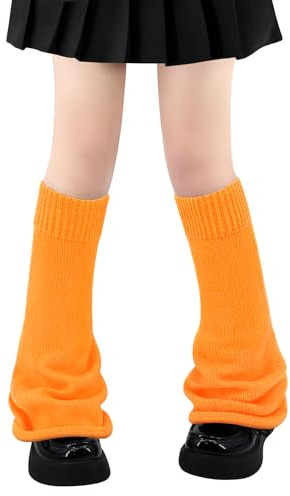 Orange Leg Warmers for Women 80S Leg Warmers for Girls Leg Warmer Socks Women Orange Socks Velma Socks Velma Accessories