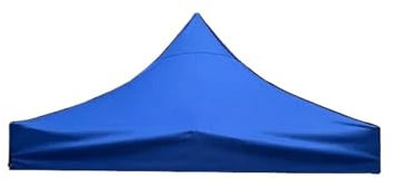 Ersatzabdeckung für Gartenpavillon, wasserdicht, Schatten, Zelt, Oberteil, UV-Schutz, Markise, Oxford-Stoff, transparente Pavillon-Schutzhülle (2 x 2 m, Blau)