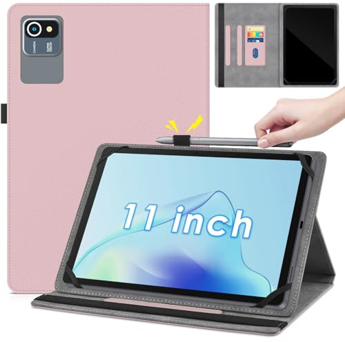 KATUMO Universal Hülle für 11 Zoll Tablet, Cover Case für Blackview Tab90/Laptok/Freeski/DOOGEE U11/T30E/TABWEE/FEONAL/Dghrti/Biegedy/MAXLEGEN X11/JJGJ P80 Tablet 11 Zoll