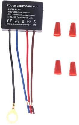 Interruptor de luz táctil AC110-230V, lámpara de mesa, módulo de control de atenuación, Interruptor táctil con sensor, compatible con lámpara de pared LED incandescente