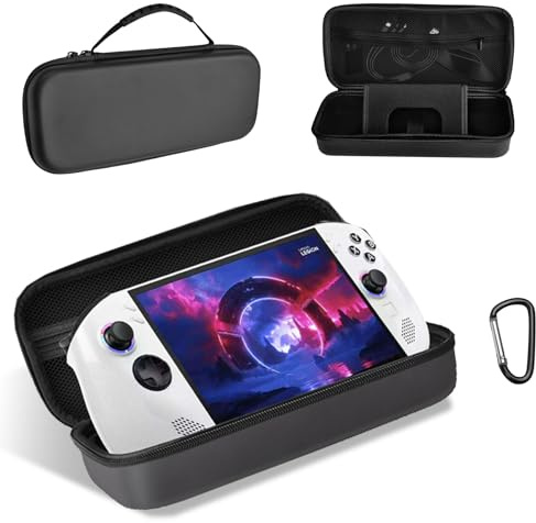 YAJOJO Carrying Case for Lenovo Legion Go S Handheld Game Console, Hard Case with Pocket for Lenovo Legion Go S Cable Charger and Accessories, Shockproof, Water Resistant