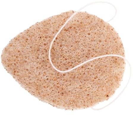 SOIMISS Esponja de Nuez para Limpieza Profunda Esponja de Ducha Natural para Cuidado Diario Conveniente para Piel Rejuvenecida y