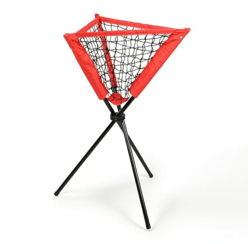 rockible Filet d'Entraînement de Baseball Filet de Frappe Filet de Lancer Filet de Réception Pare-balles Support Trépied Compact Stabilité sur Herbe et Sol