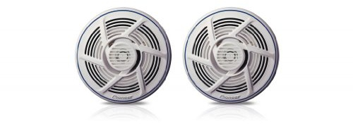 PIONEER TS-MR1640 Marinetauglicher 2-Wege Outdoor Lautsprecher (160 W), 16 cm, Eingangsnennleistung 30 W, Gitter in Weiss