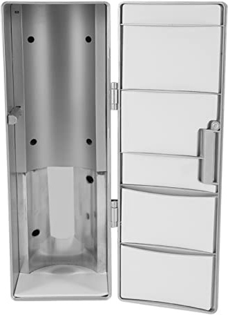 Raguso Frigorifico Mini Fridge Mini Nevera Pequeña Portátil USB Adecuado para Bebidas De Tanques,Agua Embotellada 12 * 8.5 * 25,Cerveza.