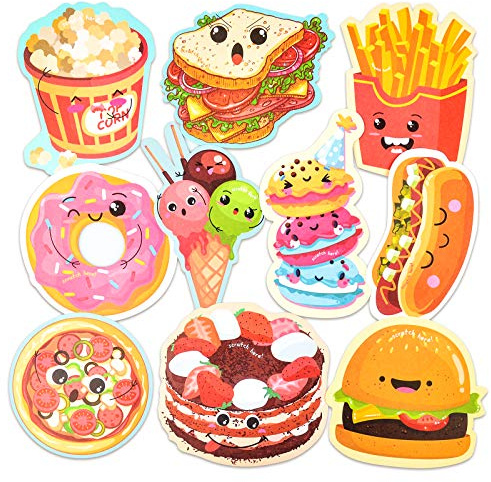 Giiffu Valentine’s Day Cards for Kids, 40 Scratch & Sniff Cards with Stickers and Envelopes, 10 Fun Designs and Scents, Classroom Exchange Valentines for School Parties