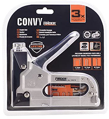 Convy - Pistola grapadora universal 3 en 1