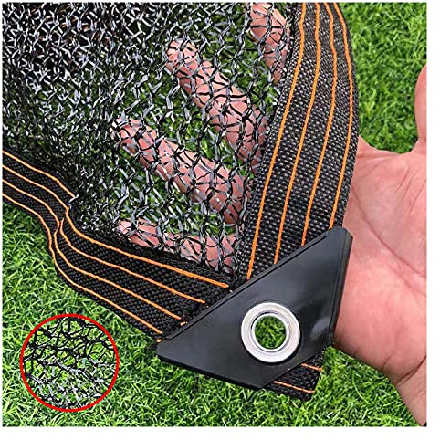 Rete Ombreggiante A 3 Pin Anti-Uv 50%-55%,Tessuto Schermo Privacy Awnings Panno Per Esterni Antistrappo,Per Frutta Fiori Colture Serre Posto Auto Coperto Piscina (3mx4m/9.8ftx13.1ft)
