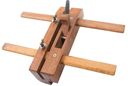 Ticfox rabot à bois réglable rabot à rainures en peuplier bricolage charpentier rabot à main outil de travail du bois