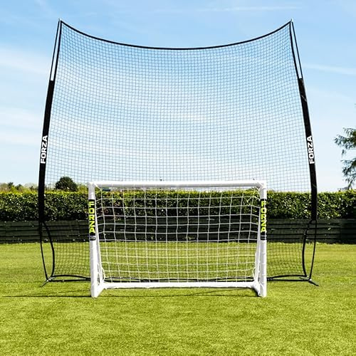 Pop-Up Stop That Ball™ Ball Stop Post System | Portable 10ft High Netting for Football, Rugby & Other Sports | Fast Assembly with Rust-Resistant Steel Frame (Available in 11ft to 50ft Lengths)
