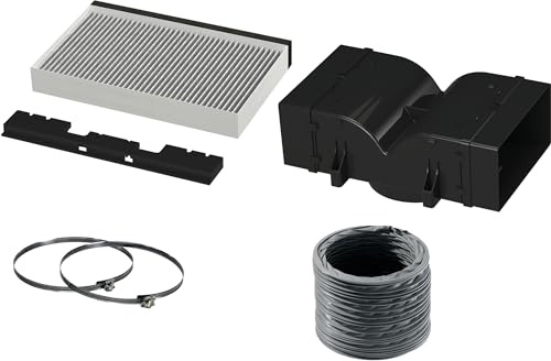 Siemens Clean Air Umluftset LZ22CBI14 | Clean Air Standard Umluftset, Für Umluftbetrieb, Jetzt mit verbesserter Filtertechnologie, Kombinierbar, Anti-Fisch-Funktion