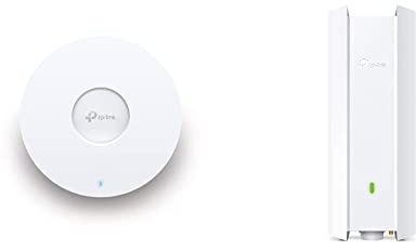 TP-Link EAP650 AX3000 Gigabit Dualband WiFi 6 WLAN Access Point weiß & EAP610-Outdoor AX1800 Gigabit Dualband WiFi 6 WLAN Access Point weiß