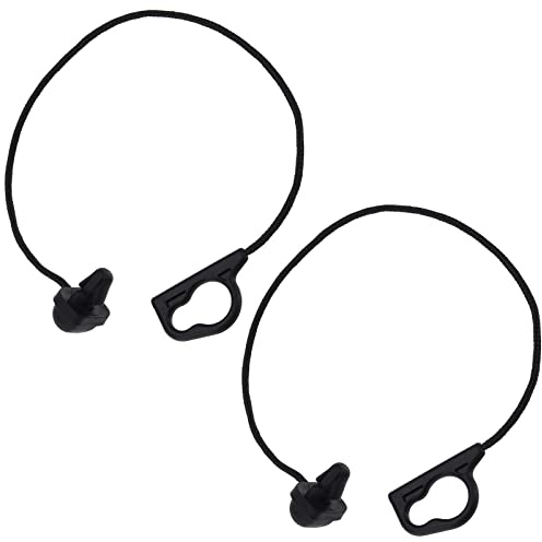 13367836 Hutablagengurt für die hintere Hutablage, kompatibel mit CORSA D CORSA E 5-Türer-Zubehör, Auto-Innenausstattung, Ersatzteile, Schwarz, 2 Stück