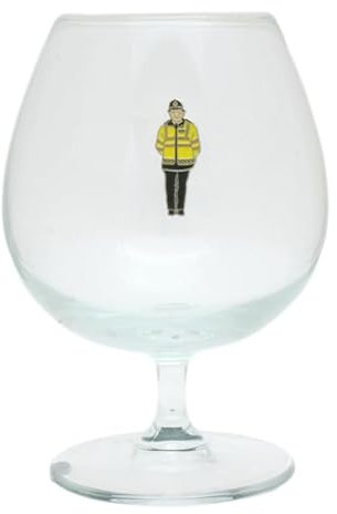 English Policeman Brandy Cognac Glass Gift 25 Oz Gift Boxed 669