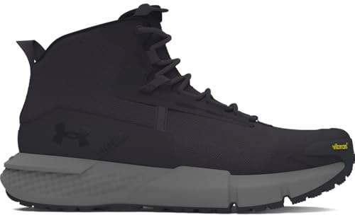 Under Armour Ua Charged Valsetz Mid Traillöparskor för män, Anthracite Castlerock svart, 48.5 EU