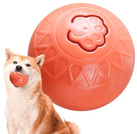 Teksome Hundespielzeug-Ball – farbenfroher, sicherer Hundeball, interaktives Spielzeug – stabile lustige Tennisbälle für kleine Hunde, Heimunterhaltung, große Hunde