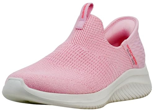 Skechers Ultra Flex 3.0 Smooth Step, Sneaker Donna, Rosa Chiaro, 36 EU
