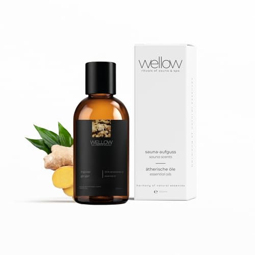 Ätherisches Öl Ingweröl [100% NATURREIN] - Würzige Wärme - Echtes Ingwer Öl für Diffusor, Aromatherapie & Kosmetik, Sauna-und Spabereich, Infrarotkabine, Ölverbrenner, Ginger Oil