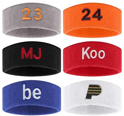 Individuelles Stickarmband, personalisierbar, Baumwolle, atmungsaktiv, Schweißband, Uni, Sport-Zubehör, 1 Packung