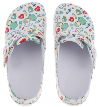 Générique Chaussures Médicales Femmes Clogs Infirmières Anti-Dérapants EVA Sabots(Doctor,39 EU)