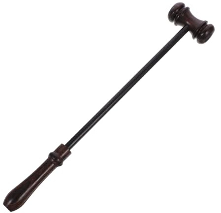 Parliky Marteau de Juge Bois Robuste Marteau Enchères Professionnel Pratique pour Avocat Usage Tribunal Sonore et Confortable
