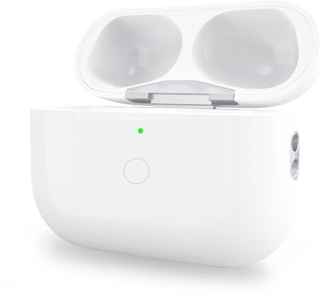 Kabellose Ladecase Kompatibel mit Air Pods Pro 1st und 2nd Generation, Charging Case mit Bluetooth Pairing Synchronisierungstaste für Air Pods pro 1/2 Neueste