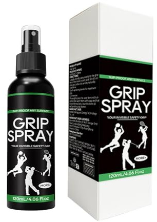 Agarre para Zapatillas de Baloncesto 120 ml No Pegajoso Larga Duración | Spray de Adherencia de Larga Duración para Bordes para Tenis, Pádel, Fútbol, Voleibol, Entrenamientos en Interior y Exterio
