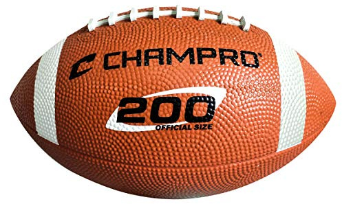CHAMPRO 200 Football (Orange, Pee Wee Size), Brown, FB44