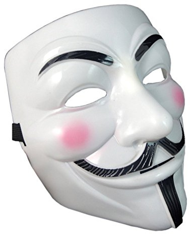 OnceAll V for Vendetta Guy Fawkes Face Mask Fancy Halloween Cosplay