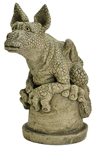 Frankie-Dragon Garden Ornament-Sculpture Stone Statue-Home Patio-Decorative Gift