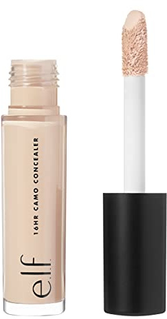 e.l.f. 16HR Camo Concealer, Full Coverage & Highly Pigmented, Matte Finish, Medium Golden, 0.203 Fl Oz (6mL)