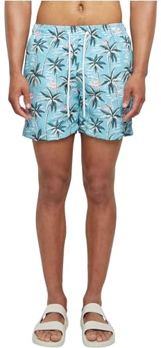 Urban Classics Mönster badshorts Maillot, Tropical Bird AOP, 5XL Homme