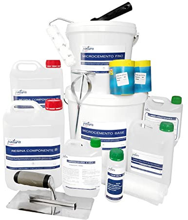 Kit de microciment pour murs (finition brillante) Mousse (NCS S 6005-G80Y)