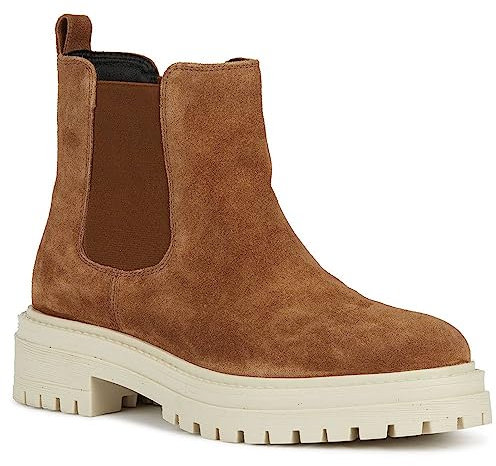Geox D Iridea, Botas Mujer, Marrón, 37 EU