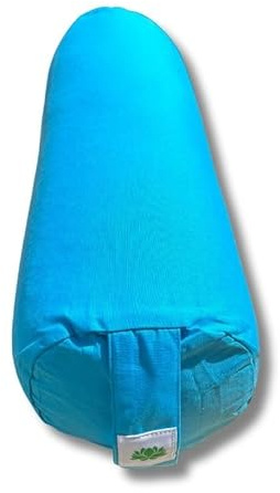 Yoga-Bolster Lotus Dinkelspelz, hergestellt in Frankreich, 68 x 20 cm