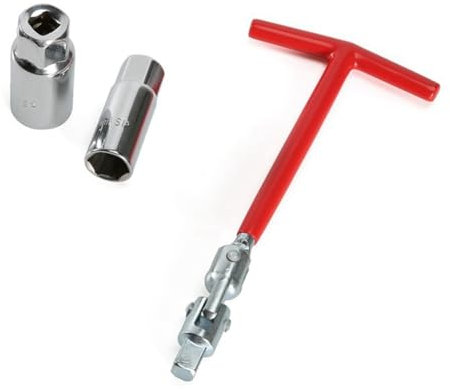 Kliplinc Z¨¹ndkerzen-Steckschl¨¹sselsatz, Ersatzteile, Werks-Steckschl¨¹ssel, Roter, 4-Teiliger Satz, 16-Mm-T-Schl¨¹ssel