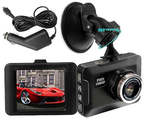 Cámara De Salpicadero Delantera Y Trasera: Cámara Para Salpicadero De Coche, Kit De Copia De Seguridad Trasera Con Grabadora De Conducción | Panel De Control Full HD De 1080P, Grabadora De Seguridad I