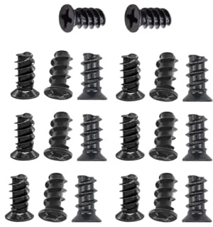 Computer Case Fan Screws PC Fan Screws for 70mm, 80mm, 90mm, 92mm, 120mm, 140mm PC Cooling Fan (20 Pack)