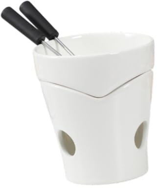 Gralara Schokoladenfondue Pot Käse Fondue Pot Brühe Abendessen Käse schmelzend Multifunktional Karamelleiswärmer